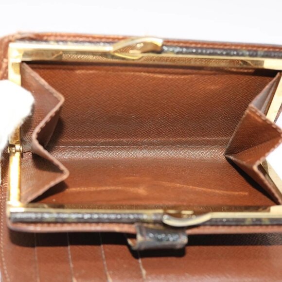 LOUIS VUITTON Monogram Porte Monnaie Billets Viennois Wallet M61663 Auth 50813 - Picture 12 of 16